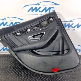 14-21 MERCEDES BENZ C300h W205 REAR LEFT SIDE DOOR CARD PANEL A2057300594
