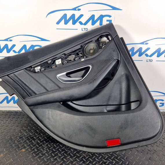 14-21 MERCEDES BENZ C300h W205 REAR LEFT SIDE DOOR CARD PANEL A2057300594