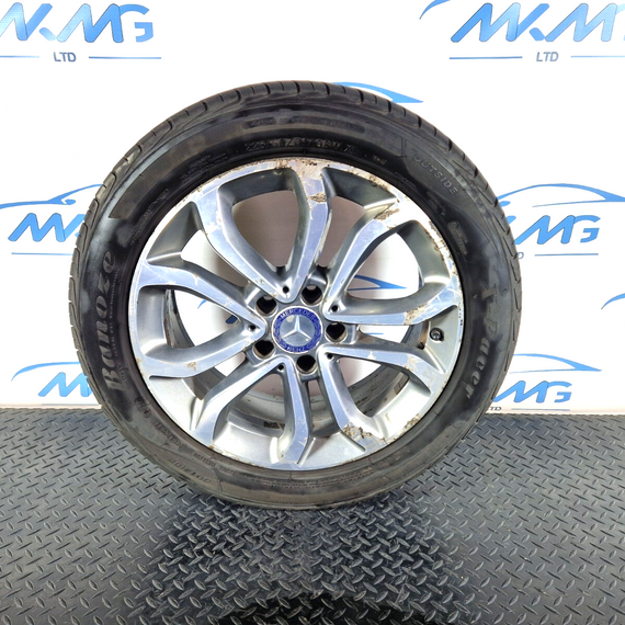 14-21 MERCEDES-BENZ C-CLASS C250D W205 OEM ALLOY WHEEL WITH TYRE 6MM A2054010200
