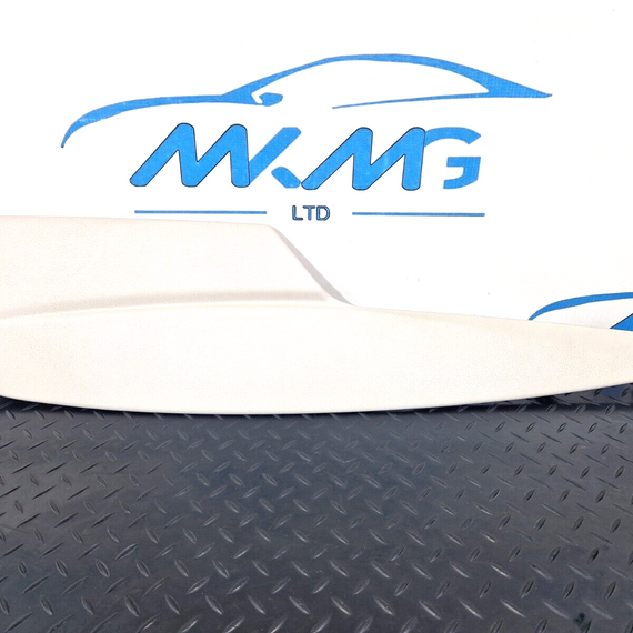 11-18 BMW 6 SERIES F06 CENTRE CONSOLE TRIM IN WHITE 9237091 9241738