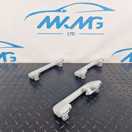12-18 AUDI A6 C7 GENUINE OEM SET OF FOOF GRAB HANDLES 8K0857607B 8K0857607C