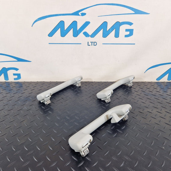 12-18 AUDI A6 C7 GENUINE OEM SET OF FOOF GRAB HANDLES 8K0857607B 8K0857607C