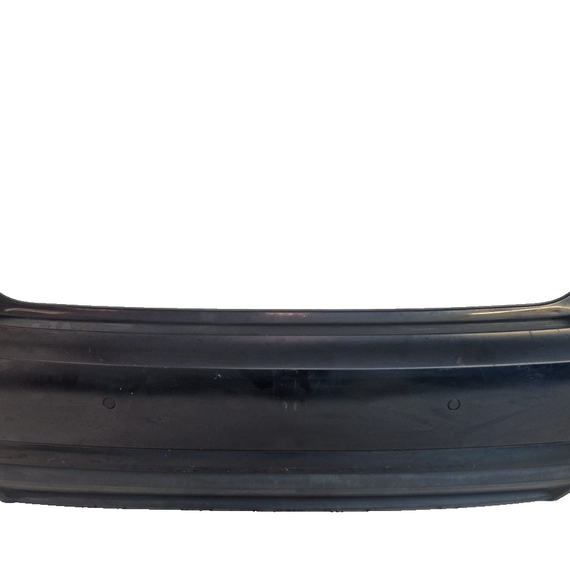 12-18 AUDI A6 C7 SALOON GENUINE REAR BUMPER IN BLACK (NEEDS REPAINTING)