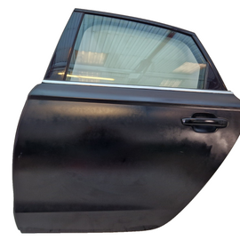 12-18 AUDI A6 C7 SALOON REAR LEFT N/S COMPLETE DOOR IN BLACK (NEEDS REPAINTING)