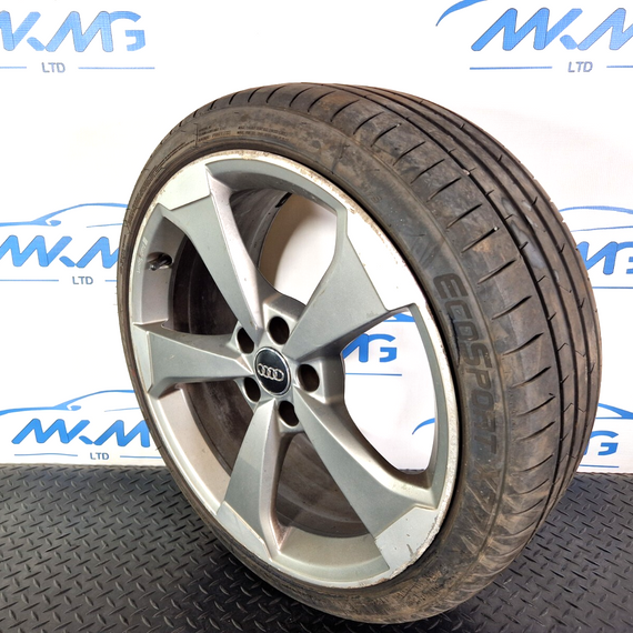 16-19 AUDI A4 B9 S-LINE GENUINE ALLOY WHEEL & TYRE 8W0601025CG 5X112 E8.5X19H2