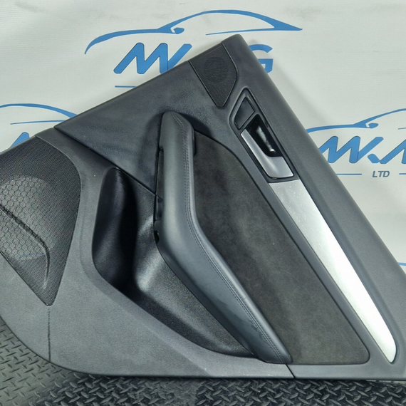 12-17 AUDI Q5 8R OEM REAR RIGHT O/S DOOR CARD PANEL ALCANTARA TRIM 4G2867304B