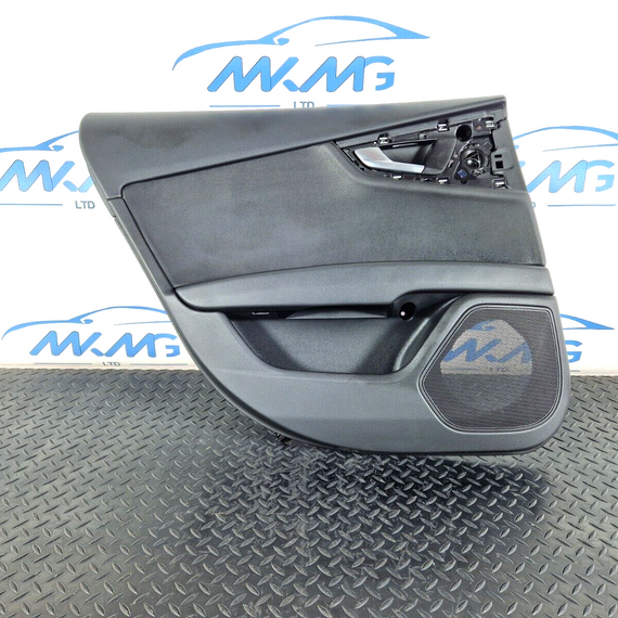 15-18 AUDI A7 4G RHD REAR LEFT PASSENGER NSR LEATHER DOOR CARD 4G8867305