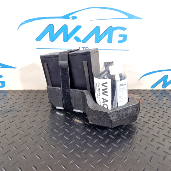 12-17 AUDI Q5 S-LINE TYRE COMPRESSOR & TYRE REPAIR GLUE & STRAP 4G0012615A