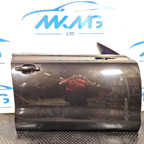 10-18 AUDI A7 4G S-LINE COMPLETE O/S DRIVERS RIGHT FRONT DOOR BLACK IN LY8X