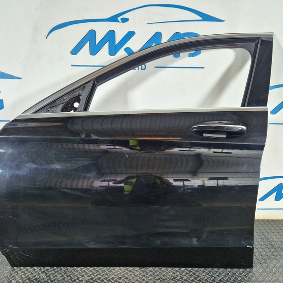 14-21 MERCEDES BENZ C CLASS W205 FRONT LEFT N/S/F COMPLETE DOOR BLACK 197