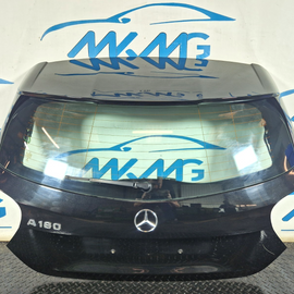 12-18 MERCEDES BENZ W176 GENUINE COMPLETE TAILGATE / BOOTLID IN BLACK 191