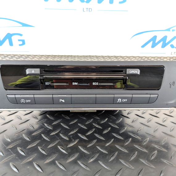 12-18 AUDI A6 C7 GENUINE HARMAN MMI CONTROL MODULE & PANEL 4G1035021B 4G0927137D