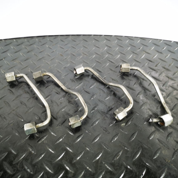 09-16 HYUNDAY 2.2 CRDI D4HB DIESEL ENGINE FUEL RAIL PIPES X4 SET