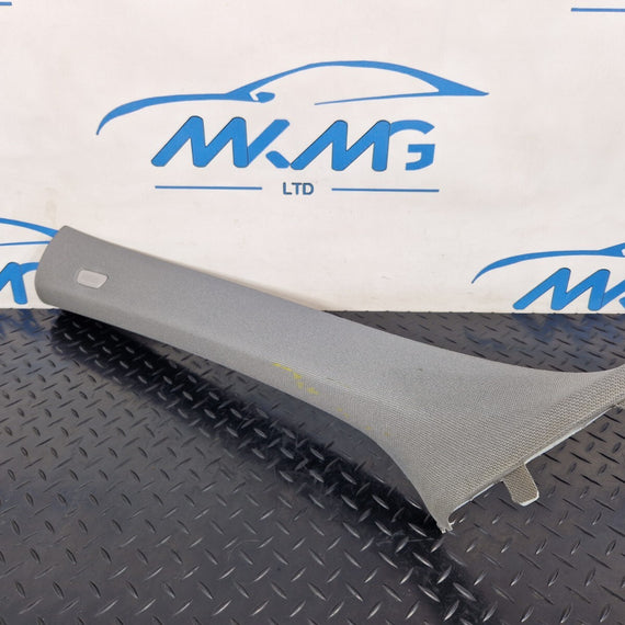 16-22 BMW X1 F48 LEFT SIDE N/S FRONT INTERIOR A PILLAR WHITE TRIM 7402607 MARKED