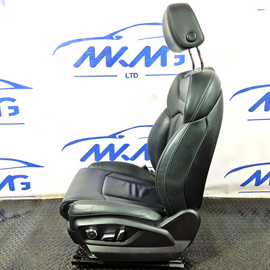 16-20 AUDI Q7 4M S-LINE GENUINE FRONT LEFT N/S FULL ELECTRIC BLACK LEATHER SEAT