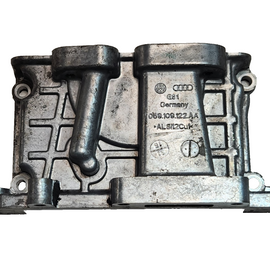 16-20 AUDI Q7 4M CRTC 3.0 TDI DIESEL  CYLINDER HEAD END PLATE 059109122AA