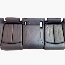 12-18 AUDI A6 C7 GENUINE BLACK LEATHER REAR SEAT BENCH 4G0885375K