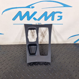 10-13 BMW E70 LCI X5 CENTER CONSOLE iDRIVE GEAR SELECTOR COVER TRIM 9164486