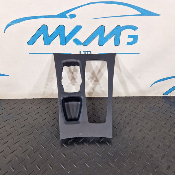 10-13 BMW E70 LCI X5 CENTER CONSOLE iDRIVE GEAR SELECTOR COVER TRIM 9164486