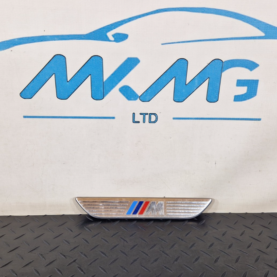 10-13 BMW E70 LCI X5 GENUINE OEM REAR DOOR KICK PLATES SILL COVER TRIM 7205265