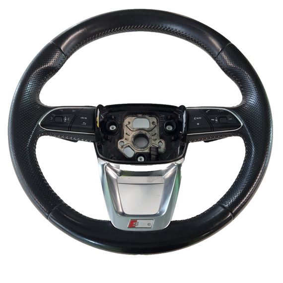 16-20 AUDI Q7 4M S-LINE MULTIFUNCTION STEERING WHEEL 4M0419091D 4M0419689