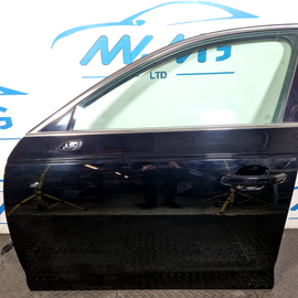 16-19 AUDI A4 B9 GENUINE FRONT LEFT N/S SIDE COMPLETE DOOR IN BLACK LY9B