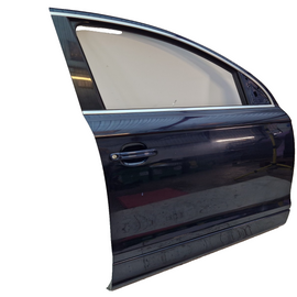 10-15 AUDI Q7 4L FRONT RIGHT DRIVER SIDE COMPLETE DOOR IN BLUE LX5X