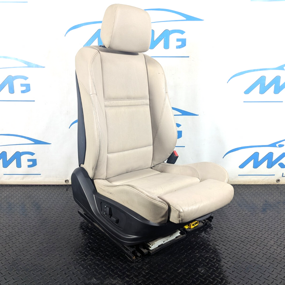 10-13 BMW X5 E70 LCI FRONT SEAT RIGHT O/S INTERIOR HEATED LEATHER 9221861