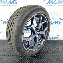 16-22 BMW X1 F48 GENUINE ALLOY WHEEL & (RSC)TYRE 225/50R18 6856070 E71/2JX18H2