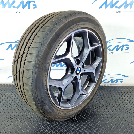 16-22 BMW X1 F48 GENUINE ALLOY WHEEL & (RSC)TYRE 225/50R18 6856070 E71/2JX18H2