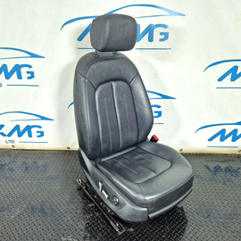 15-18 AUDI A7 4G FRONT RIGHT O/S DRIVER SIDE BLACK LEATHER ELECTRIC MEMORY SEAT