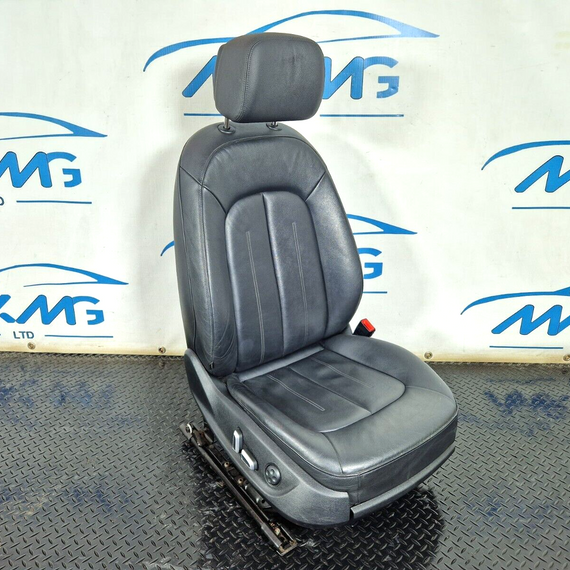 15-18 AUDI A7 4G FRONT RIGHT O/S DRIVER SIDE BLACK LEATHER ELECTRIC MEMORY SEAT