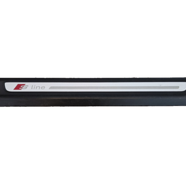 16-20 AUDI Q7 4M GENUINE OEM FRONT RIGHT DOOR SILL SCUFF PALTE TRIM 4M0853374