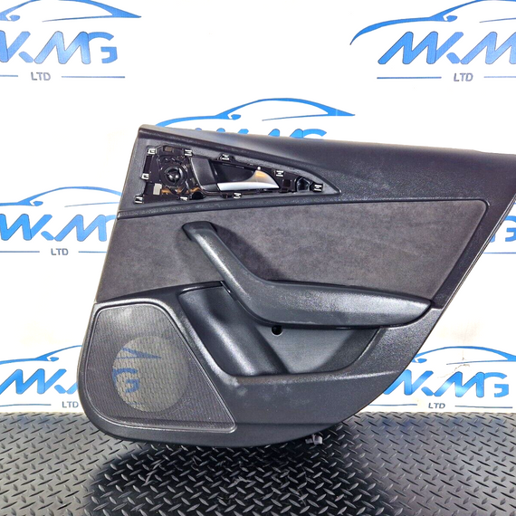 12-18 AUDI A6 C7 REAR RIGHT SIDE DOOR PANEL CARD 4G0867306A 4G0867222A
