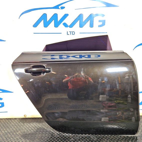 10-18 AUDI A7 4G S-LINE GENUINE REAR RIGHT DRIVERS SIDE DOOR LY8X HAVANNA BLACK