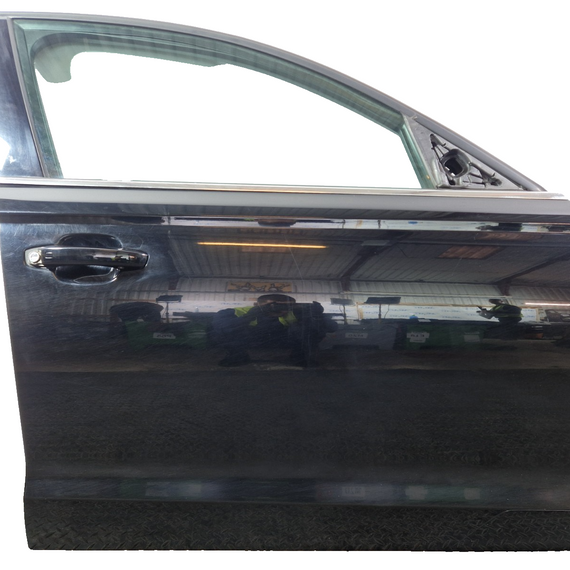 12-18 AUDI A6 C7 GENUINE FRONT RIGHT DRIVER O/S COMPLETE DOOR IN BLACK LY9B