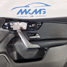 18-ON MERCEDES BENZ A CLASS LINE FRONT DRIVER SIDE DOOR CARD PANEL A1777201605