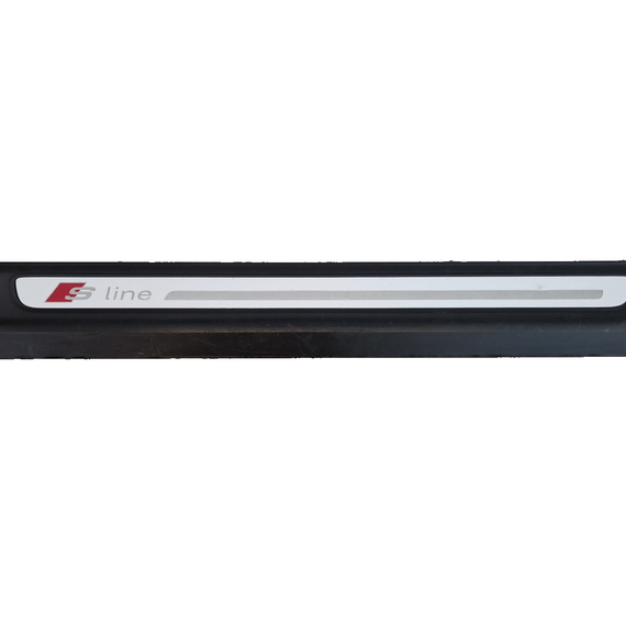 16-20 AUDI Q7 4M GENUINE OEM FRONT RIGHT DOOR SILL SCUFF PALTE TRIM 4M0853374