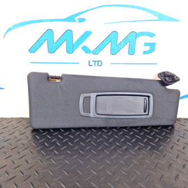 10-13 BMW X5 E70 LCI O/S RIGHT DRIVER FRONT SUN VISOR BLACK