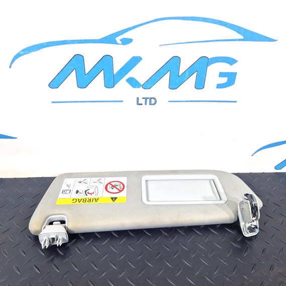 15-18 AUDI A7 4G OEM SUN VISOR MIRROR PANEL SUNVISOR LEFT N/S BLACK 4G0857551