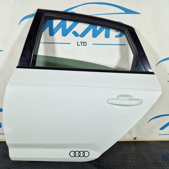 AUDI A4 B9 SALOON REAR LEFT N/S PASSENGER DOOR IN GLACIER WHITE LS9R 8W5833051C
