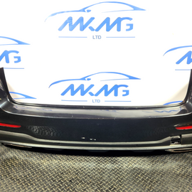 16-22 MERCEDES BENZ X253 AMG LINE GENUINE REAR BUMPER IN OBSIDIAN BLACK 197