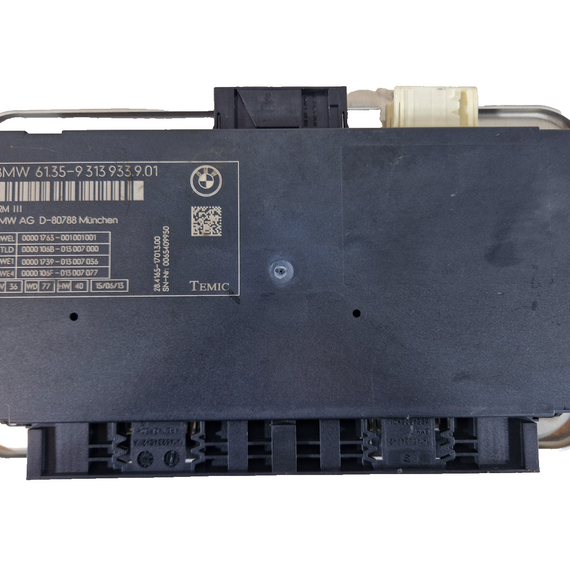 11-18 BMW 6 SERIES F13 FOOTWELL LIGHT CONTROL MODULE UNIT 9313933