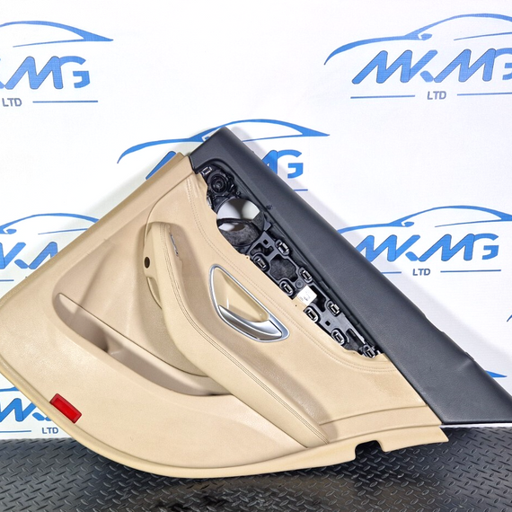 14-21 MERCEDES-BENZ C-CLASS C250D W205 DRIVERS SIDE REAR DOOR CARD