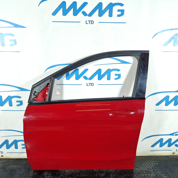 12-18 MERCEDES BENZ B-CLASS W246 FRONT LEFT N/S COMPLETE DOOR JUPITER RED 589