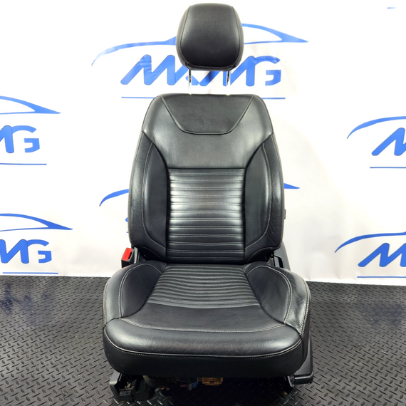 MERCEDES GLE ML W166 FRONT LEFT N/S FULL ELECTRIC HEATED BLACK LEATHER SEAT