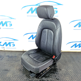 12-18 AUDI A6 C7 FRONT RIGHT DRIVER O/S BLACK LEATHER SEAT 8R0881106