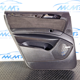 10-15 AUDI Q7 4L GENUINE OEM REAR LEFT SIDE DOOR CARD PANEL TRIM 4L0867305