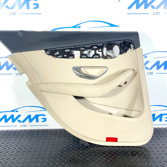14-21 MERCEDES BENZ C350e W205 GENUINE REAR LEFT PASSENGER DOOR TRIM A2055409167