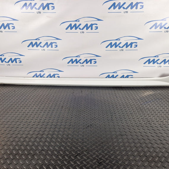 12-18 AUDI A6 C7 LEFT PASSENGER SIDE SKIRT SILL COVER IN WHITE LY9C 4G0853859H